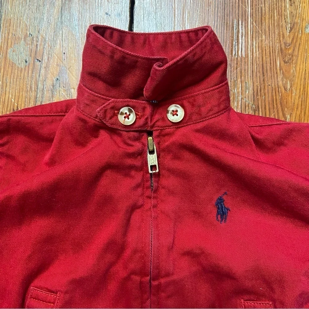 Ralph Lauren Crimson Red Kids' Jacket Size 3-12 months S/M Preppy Casual Light